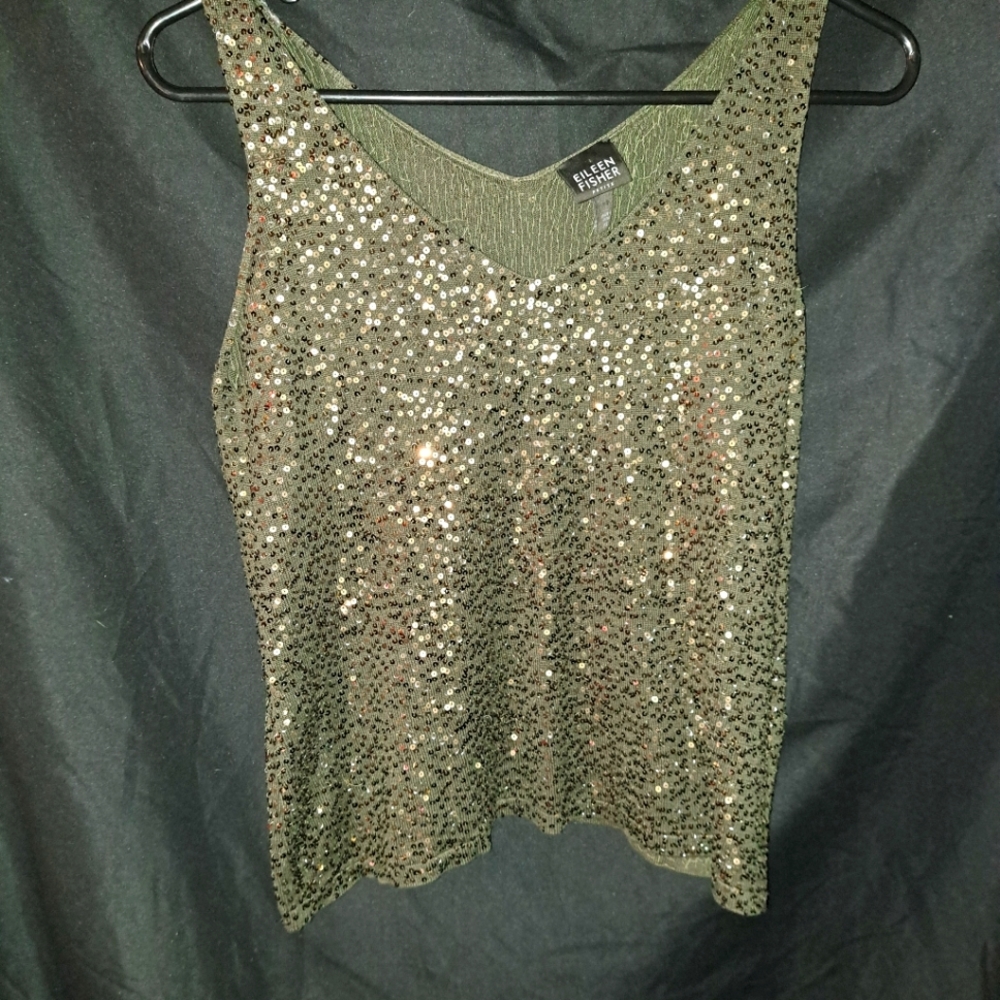Eileen Fisher cropped tank top